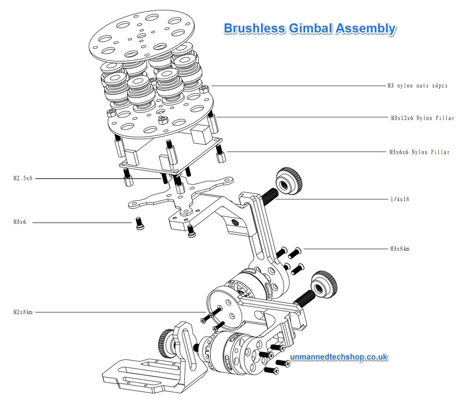 BLG2A Brushless Gimbal Assembly
